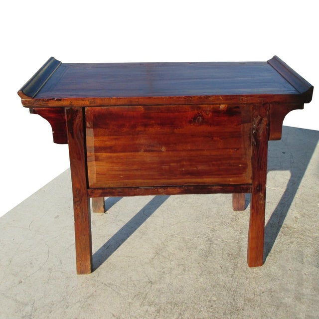 Asian 19th Century Qing Period Chinese Alter Console For Sale - Image 3 of 9