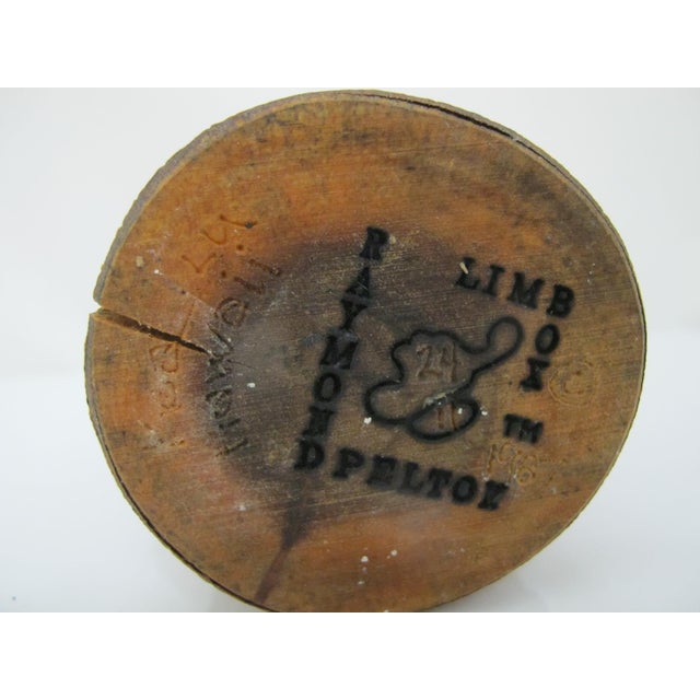 Vintage Raymond Pelton Limb Wood Puzzle Art MCM Style Trinket Stash Box For Sale - Image 11 of 12