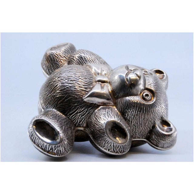 Bear in Matte Silver For Sale - Image 5 of 9