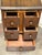 1930s Vintage Primitive Wood Apothecary-Style Five-Drawer Cabinet For Sale - Image 5 of 14