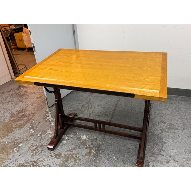 Restoration Hardware 1920s French Drafting Table For Sale - Image 9 of 11