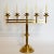Large Mid 20th Century Articulating Gilt Brass Candelabra For Sale - Image 12 of 12