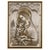 Italian Sterling Silver 925 Madonna and Child Bas-Relief Wall Plaque by Guerrini, 1980s For Sale - Image 4 of 13
