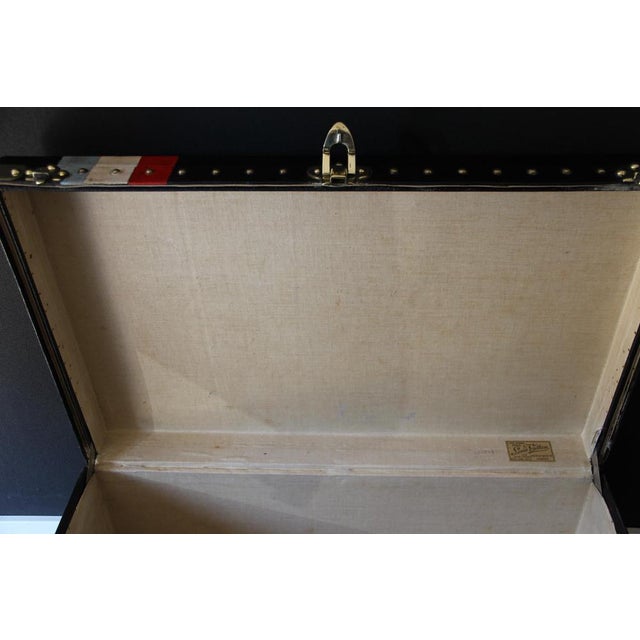 Car Trunk in Black Canvas from Louis Vuitton, 1920s For Sale - Image 14 of 18