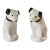 Vintage Rca Victor Dog Nipper Ceramic Salt and Pepper Shakers "His Master’s Voice" For Sale
