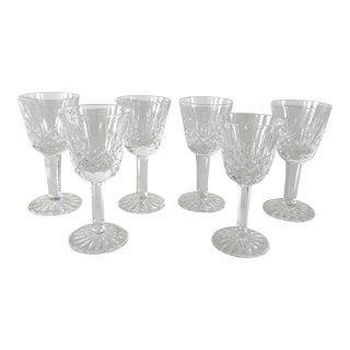 Waterford Crystal "Lismore" Cordial Glasses, 3.5" - Set of 6 For Sale