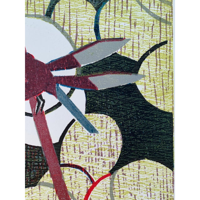 1980s Artist Proof Woodcut by Brazilian Artist Hannah Brandt. For Sale - Image 5 of 9