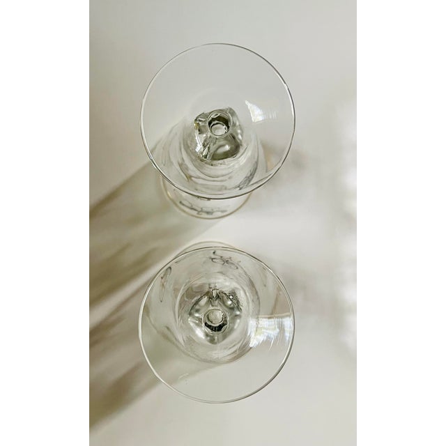 Mid 20th Century 1950s Libbey “Curio” Pilsner Glasses- A Pair For Sale - Image 5 of 12