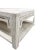 1990s Asian White Wash Square Coffee Table For Sale - Image 4 of 6