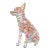Interior Illusions Plus Expressionist Chihuahua - 9.5" Tall For Sale