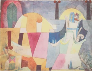 After Paul Klee, Dreamlike Landscape, 1964, Lithograph and Stencil