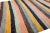 2020s Modern Tulu Handmade Turkish Wool Rug With Multicolor Stripe Motif For Sale - Image 5 of 8