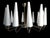 Large Mid-Century French Sunburst Chandelier with 14 White Satin Glasses from Arlus, 1950s For Sale - Image 6 of 14