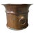 Brown Large Trench Art Planter with Brass Shell Case, 1930 For Sale - Image 8 of 8