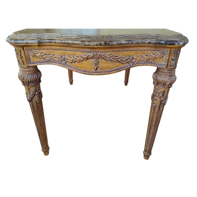 1990s Restored Schnadig French-Style Desk For Sale - Image 4 of 16