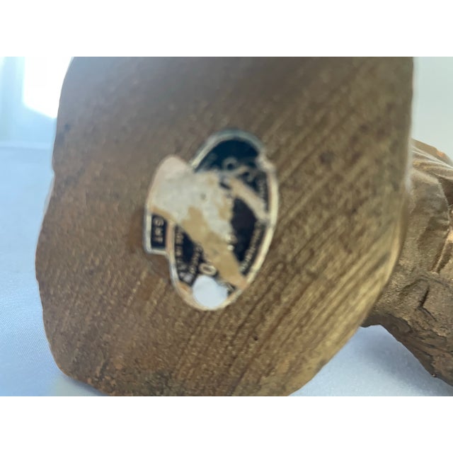 Plastic 1950s Syroco Gold Hollywood Regency Peacock Statue For Sale - Image 7 of 8