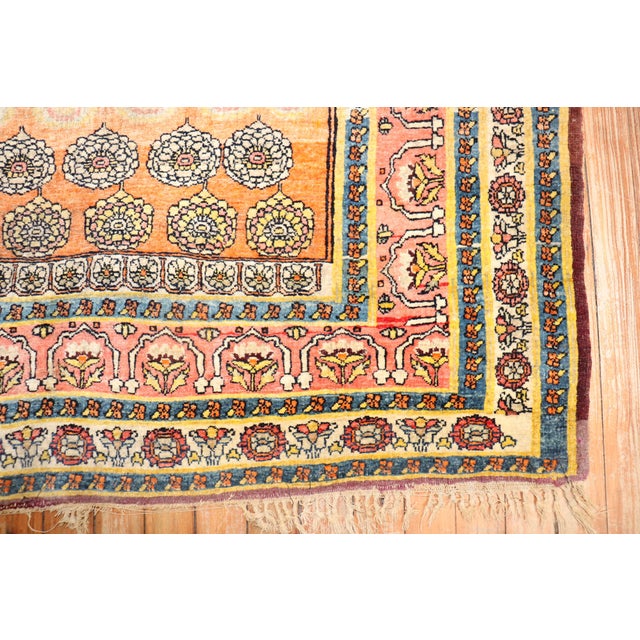 Persian Late 19th Century Hadji Jalili Tabriz Puppy Pictorial Animal Collector Rug For Sale - Image 3 of 12