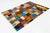 Modern Abstract Baluch Style Wool Rug - Vibrantly Colored Patchwork Checkerboard For Sale - Image 4 of 11