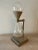 Mid 20th Century Brushed Aluminum Industrial Hourglass on Stand For Sale - Image 5 of 9