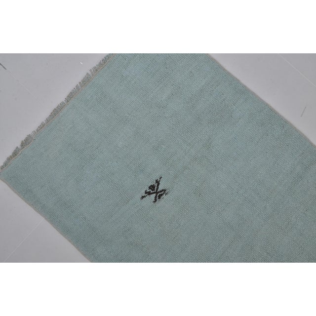 Turqouise Vintage Hmep Rug For Sale In Phoenix - Image 6 of 9