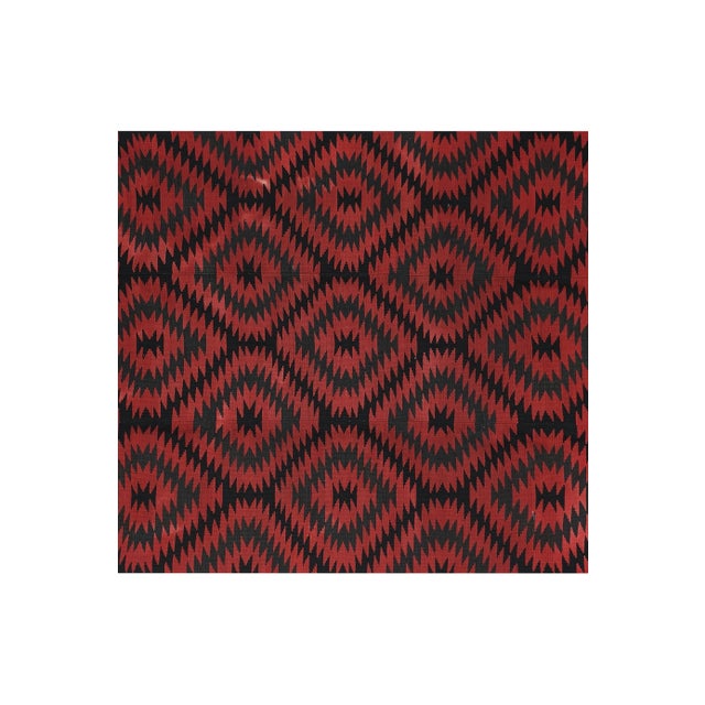 1960s Turkish Geometric Kilim Rug 5'1'' X 6'9'' For Sale - Image 5 of 10