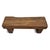 Solid salvaged vintage wood block bench. Thick wood pieces give this bench an impactful presence. 6" thick solid wood top....