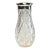 Elegant Heavy Large Hand Cut Crystal German 800 Silver Luxury Flower Vase Home Decor For Sale
