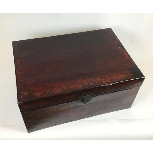 This cool antique leather truck is well over 100 years. The overall condition is excellent for its age. The interior is a...