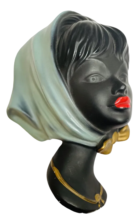 Ceramic Wall Mask from Cortendorf, 1950s | Chairish