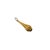 This Victorian 14K gold amethyst drop pendant features a beautifully ribbed gold body that tapers into a dark square‑cut...
