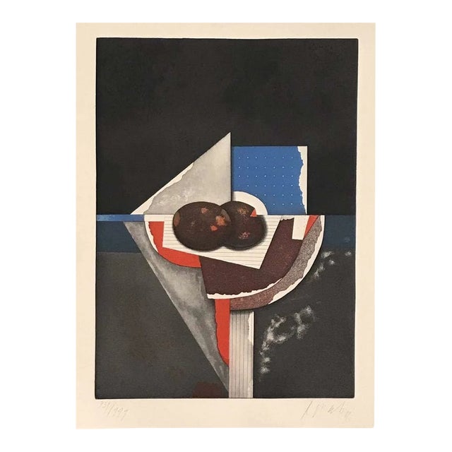Karl Korab Pencil Signed Original Etching 1989 For Sale