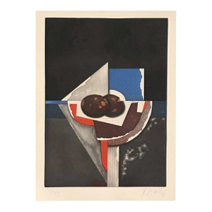 Karl Korab Pencil Signed Original Etching 1989