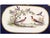English Cobalt Blue Exotic Bird Tray, 1800s For Sale - Image 10 of 13