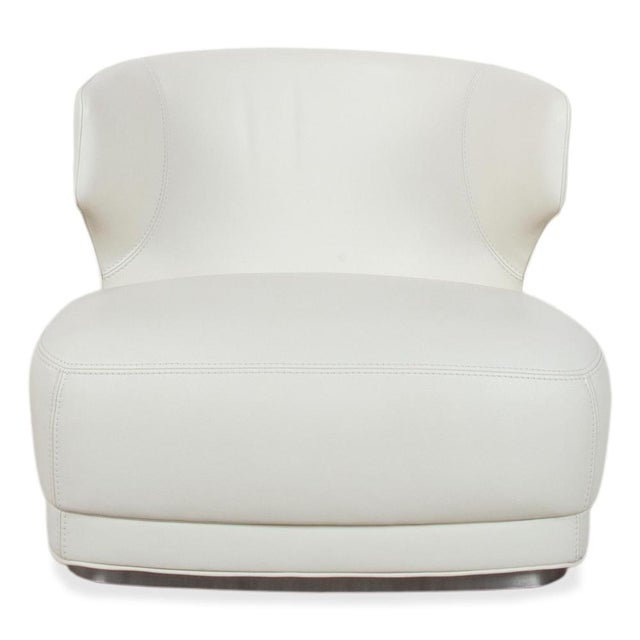 Etienne Leather Chair from Baxter For Sale - Image 9 of 13