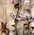 Early 20th Century French Three-Light Tole Chandelier With Porcelain Flowers For Sale - Image 10 of 11