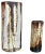 Ceramic Studio Pottery Tube Vase from Gerhard Liebenthron, Germany, 1970s, Set of 2 For Sale
