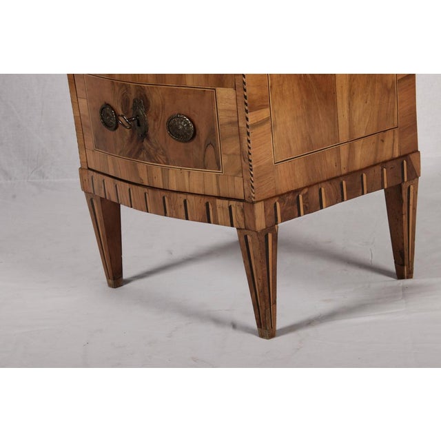 Small Antique Baroque Louis XVI Chest of Drawers in Walnut, 1780 For Sale - Image 14 of 18