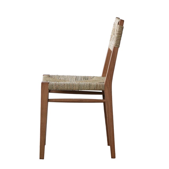 New special order item. Not vintage. The tightly knit raffia weave seat and back give the Brutus Dining Chair an en plein...
