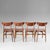 Hans Wegner Scandinavian Wood Dining Chairs in the the style of Hans J. Wegner, 1960s, Set of 4 For Sale - Image 4 of 14