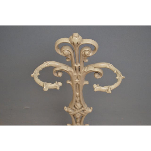 K0293 an elegant french art nouveau umbrella stand (c. 1900) featuring a striking, flowing organic form. This versatile...