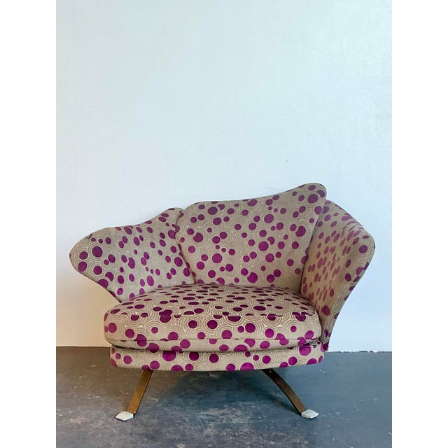 Late 20th Century Vintage Italian Biomorphic Lounge Chair For Sale - Image 5 of 12