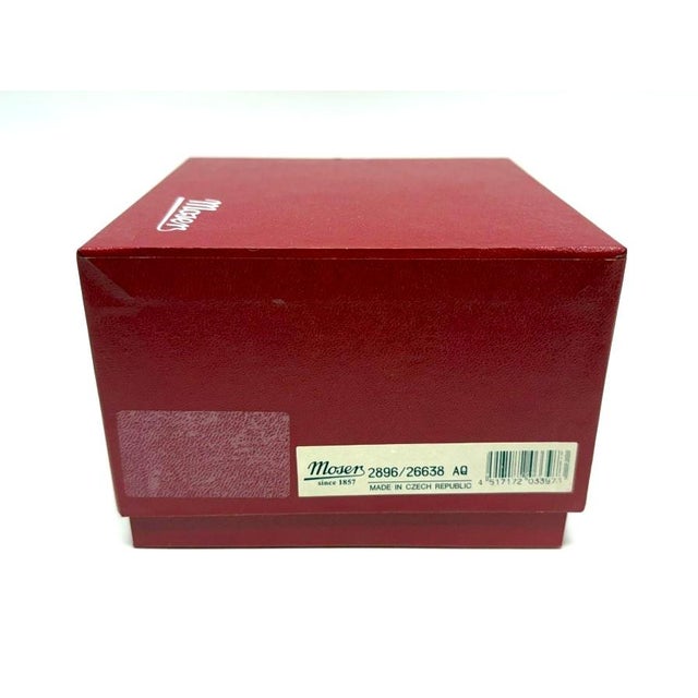 Moser Frosted Tipsy Whiskey Glass New in Box For Sale - Image 11 of 11