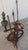 18th-Century European Antique Spinning Wheel — Complete With Distaff, Bobbins & Drive Wheel, Walnut For Sale - Image 9 of 15