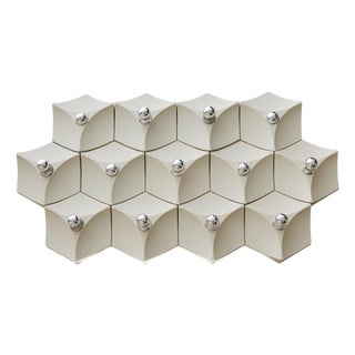 1960s Hoffmeister German Modular Ivory Sconces - Set of 13 For Sale