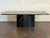 Vintage 1980's Black Marble Coffee Table For Sale In Los Angeles - Image 6 of 14