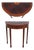Hekman Mahogany Inlaid Demilune Table For Sale