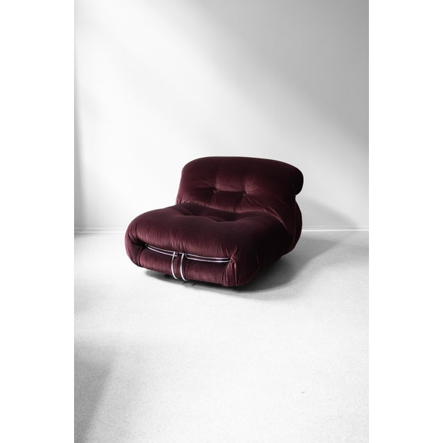 Vintage Soriana Lounge Chair by Afra & Tobia Scarpa for Cassina, 1970s For Sale - Image 13 of 13
