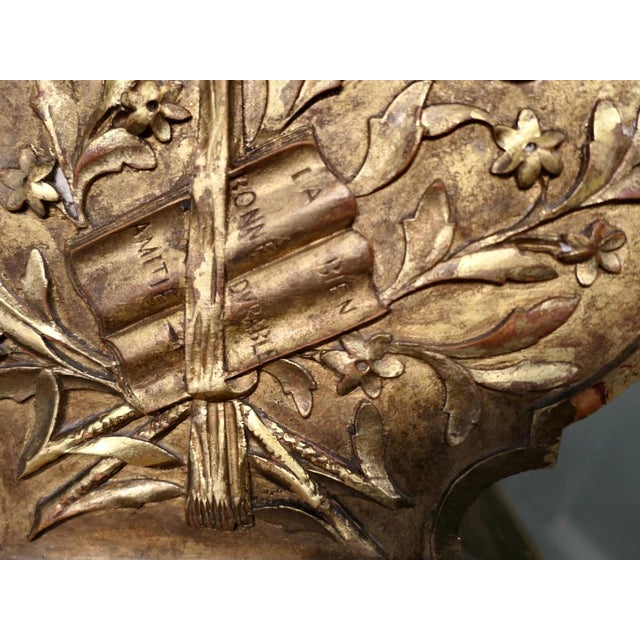 Gold Italian Rococo Two-Tier Gold Bookcase For Sale - Image 8 of 9