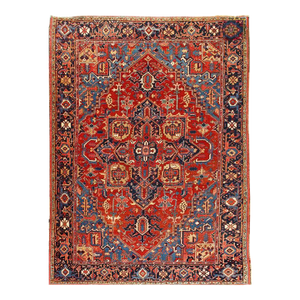 Pasargad DC Rust Antique Persian Heriz Serapi Rug