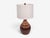 Mid-Century Modern 1960s Mid-Century Modern Gordon & Jane Martz, Large Table Lamp, Brown Glazed Ceramic For Sale - Image 3 of 12